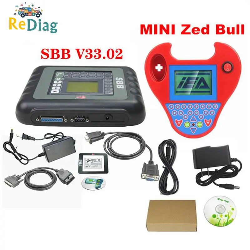 OBD2 Immobilizer Auto Key Programmer Silca SBB V33.02/V46.02/V48.99 Universal Key Maker Transponder Key