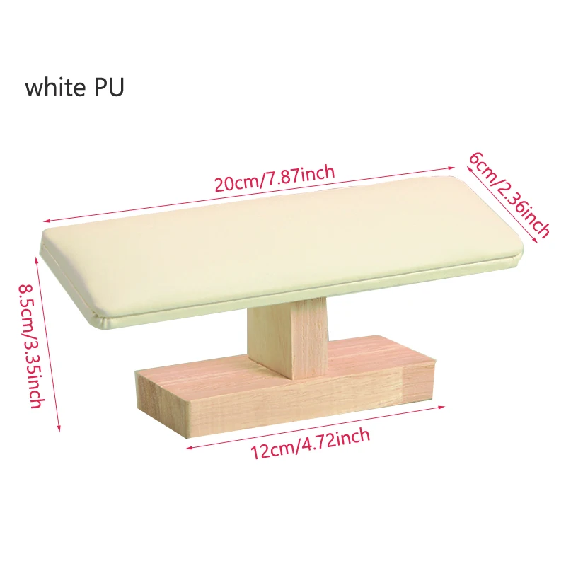 Display T-bar Bangle Holder White PU Bamboo Wood Watch Bracelet Chain Stand Shelf Watch Display Rack Jewelry Storage Organizer