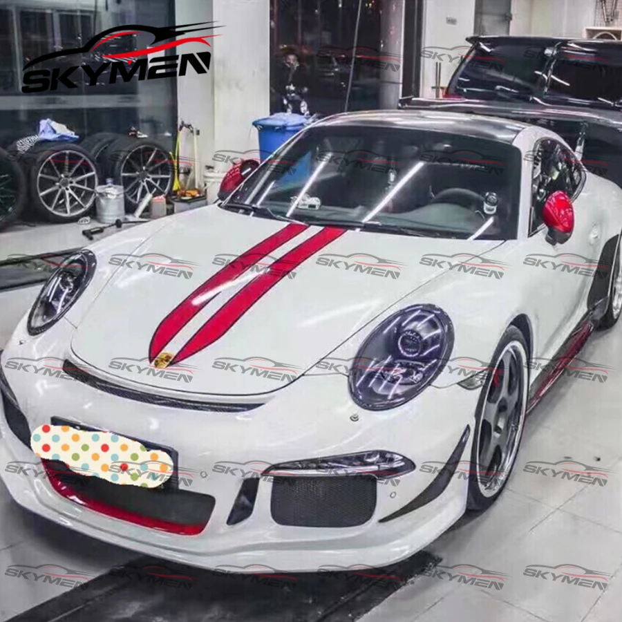カーボンフロントバンパーカナードポルシェ911 GT3 aprスタイルの車の
