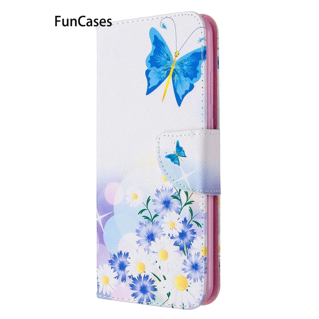 Smiley New Cases For Huawei Y6 2019 PU Leather Flip Phone Cover Honor 8A Y6 Prime 2019 Y6P P40 Lite Y7 P20 Pro P30 Y5P Y5 Y7P E