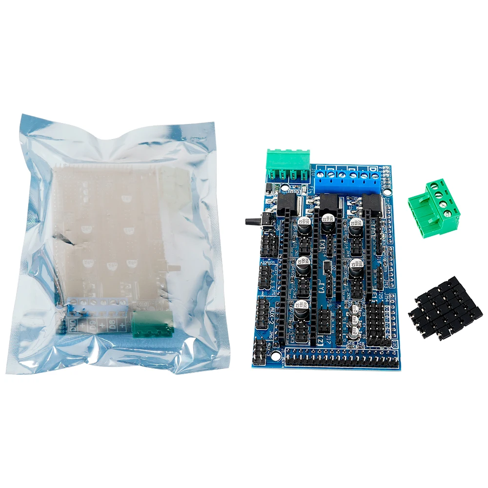 RAMPS 1.4/1.5/1.6  Expansion Control Panel Board Mega 2560 A4988 12864LCD Motherboard 3D Printer Parts PCB Heatbed Board