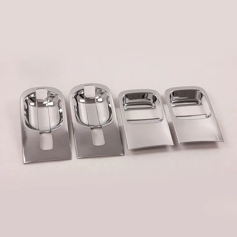 6Pcs/Set Car ABS Chrome Door Handle Bowls Cover for Hyundai Grand Starex H1 I800 2018-2020 Car Accessories