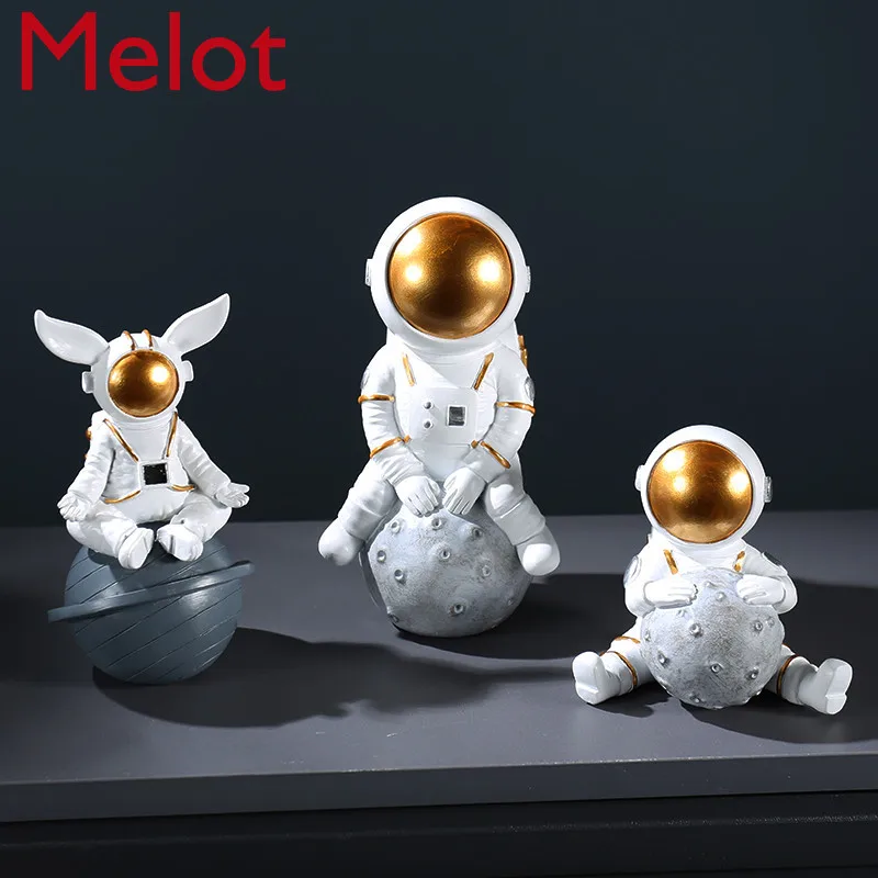 Astronaut Spaceman Ornaments Modern Minimalist Furnishings Creative Decorations Desktop Astronaut Handmade Furnishings Nordic