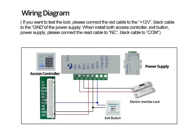 12V DC電気ケーブルロック,安全,nc電気落下ボルト,アクセス制御,セキュリティロック,時間遅延,0/3/6/9