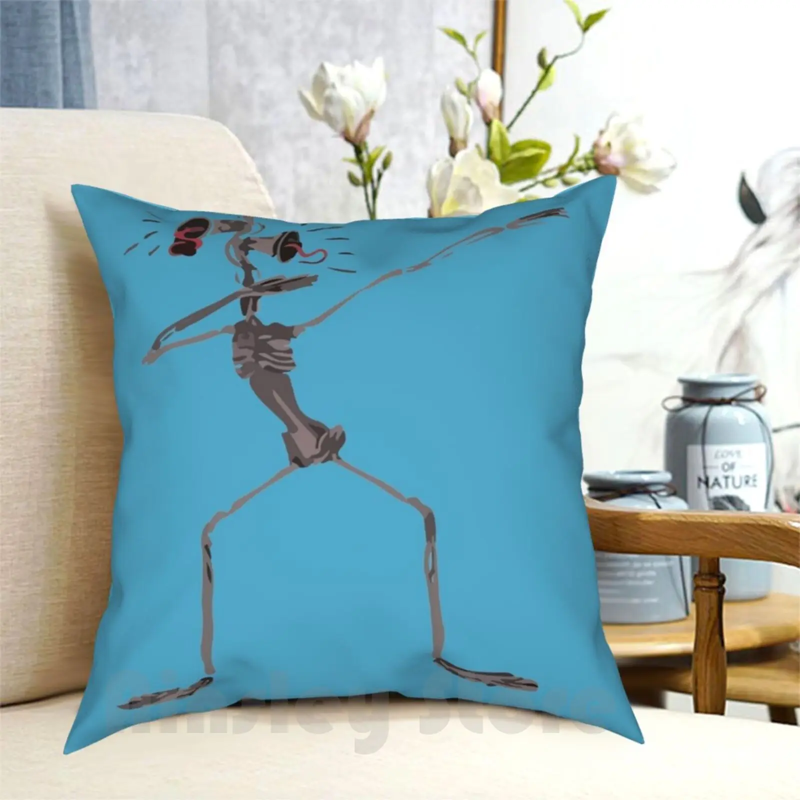 Dabbing Siren Head Pillow Case Printed Home Soft DIY Pillow cover Siren Head Dab Dabbing Scary Halloween Scared Dance