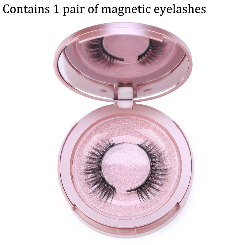 Magnetic Eyelashes 3D False Mink Eyelashes Magnet Magnetic False Eyelashes Professional Women\'s Makeup Tools