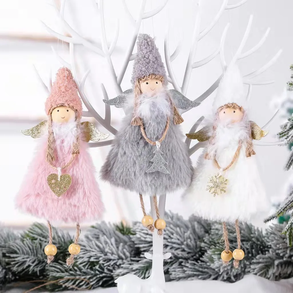 Christmas Angel Doll Pendant Merry Christmas Decorations For Home Christmas Tree Ornament Xmas New Year 2022