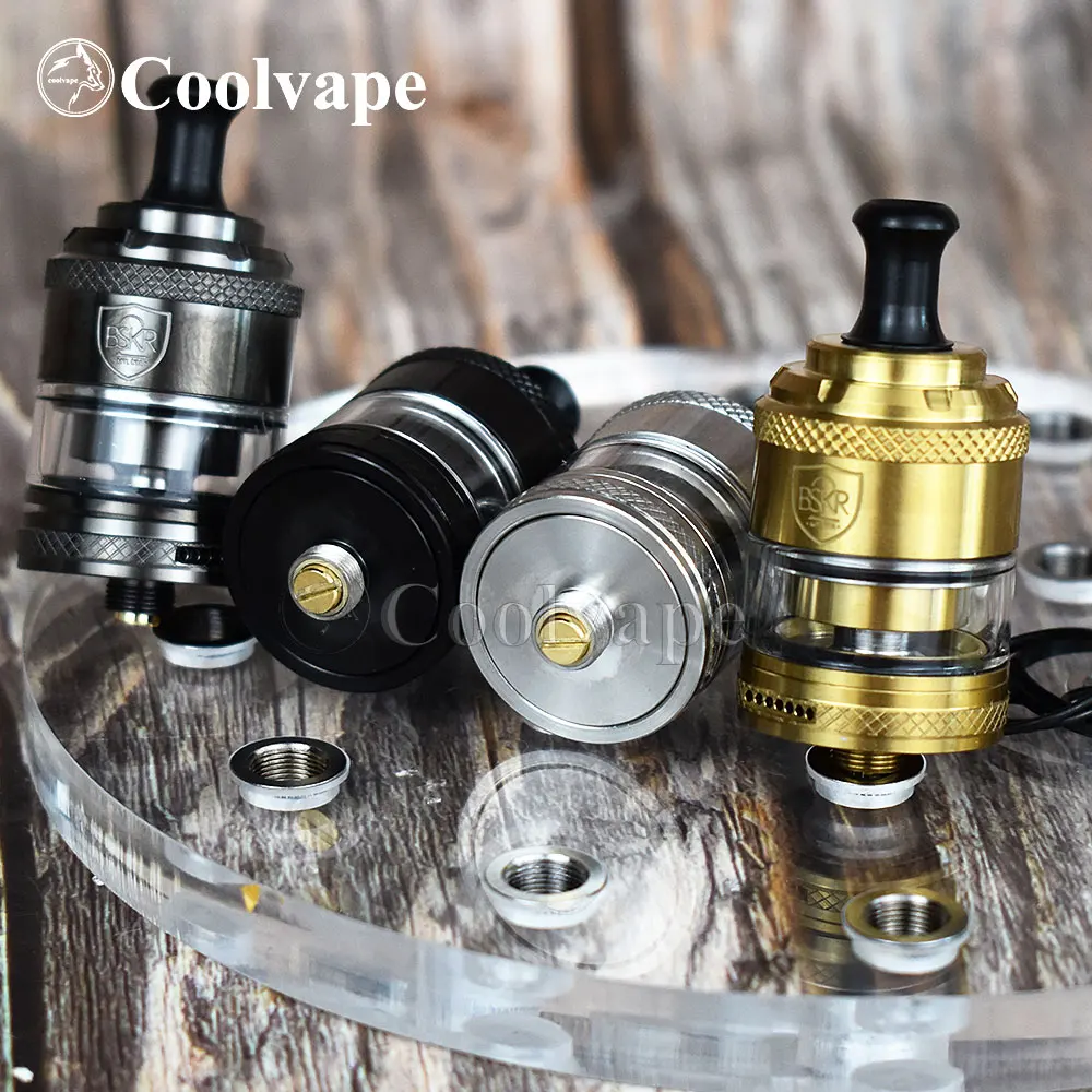 Coolvape-atomizador de cigarrillo electrónico Berserker V2 MTL RTA, 24mm, 3ml, bobina única, tanque RTA, flujo de aire inferior, vs taifun 4