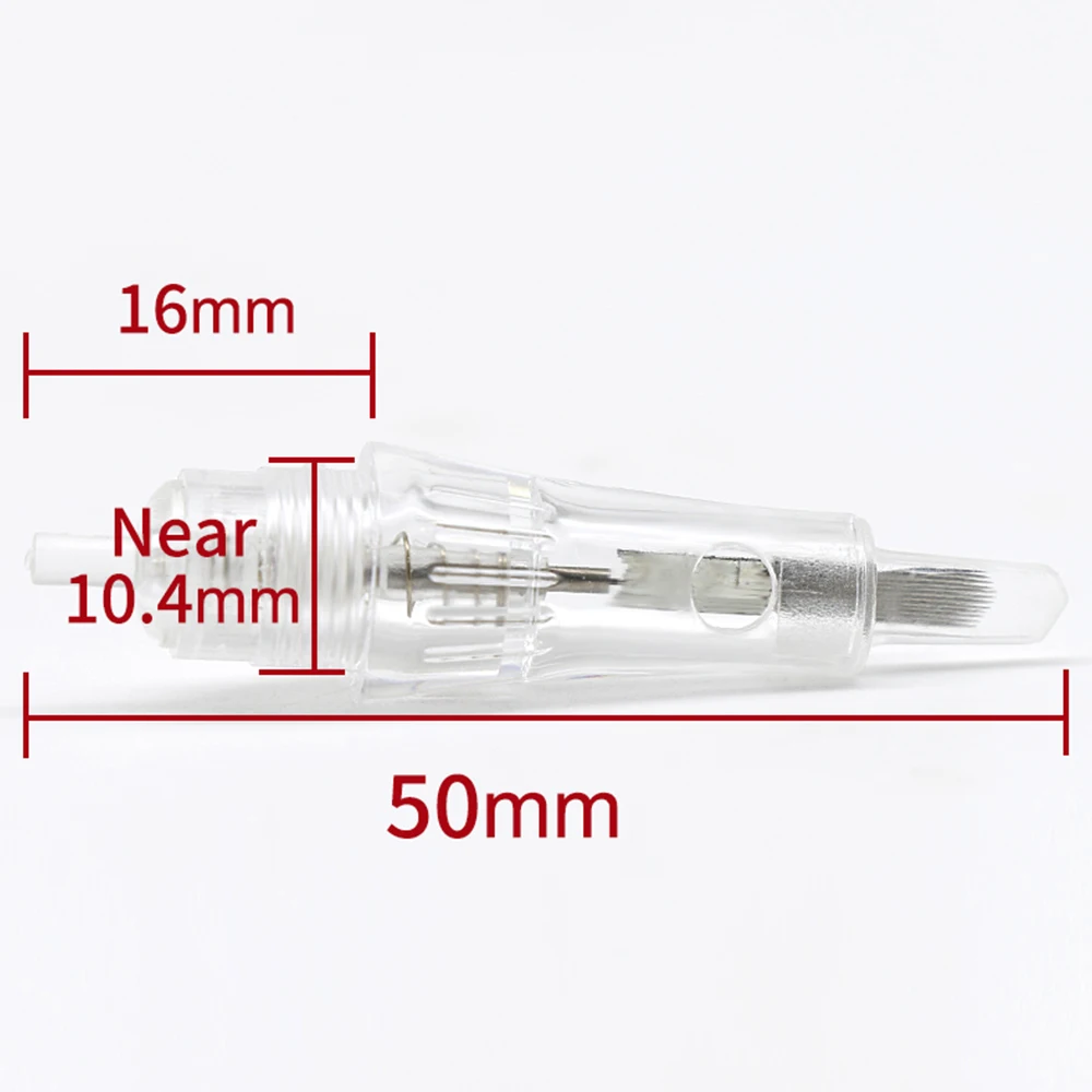 15Pcs Tattoo Supplies Disposable Permanent Makeup Cartridge Needles Bayonet Tattoo Gun For Digital Eyebrow/Lips/Eyeliner Machine