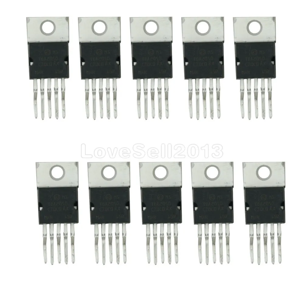 5 PCS NEW TDA2050 TDA2050V TO-220 IC TDA2050 32W Hi-Fi Amplifier IC