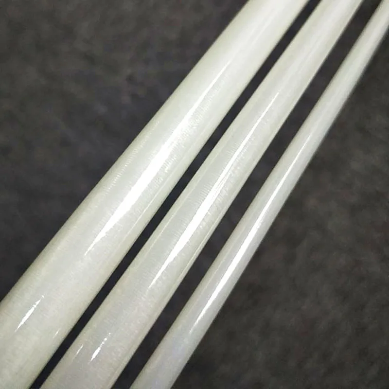 Fiberglass  Fly Rod Blank Transparent White And Blue Color Rod Building DIY Private Custom Material NooNRoo