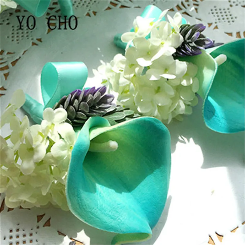 Hình Cho Hoa Calla Áo Khoác Nữ Họa Tiết Chú Rể Boutonniere Cổ Tay Áo Khoác Nữ Họa Tiết Cô Dâu Cưới Vòng Tay Xòe Pin Cưới Hôn Nhân Phụ Kiện