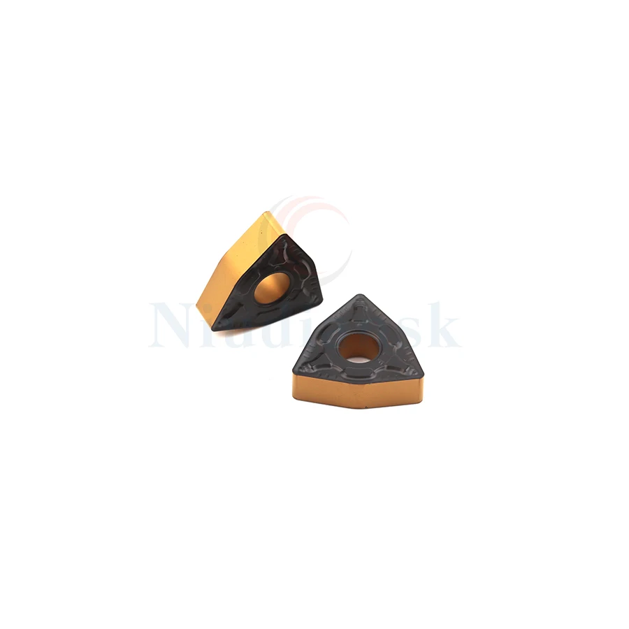 10 Chiếc WNMG080404-CM NK3230 WNMG080408-CM NK3230 Tiện Bằng Máy CNC Biến Lưỡi Dao PVD + CVD Lớp Phủ Lưỡi Dao Cắt Cho Chế Biến Thép Phần