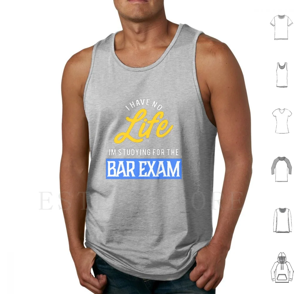 Chemise d'examen de Bar porte-bonheur, vêtements amusants pour étudiants en droit, débardeurs, gilet sans manches, examen de Bar, école de droit, litigator, avocat, jeu de mots