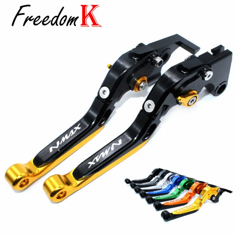 Folding Extendable Brake Clutch Levers With parking handbrake Fit For NMAX155 NMAX125 NMAX155 NMAX125 NMAX N-MAX 155 125 CNC