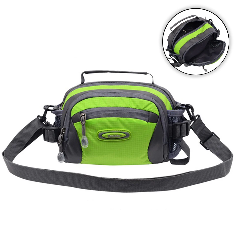 KoKoss 2L Running Waterproof Bag Men Women Outdoor Sports Cycling Hiking Trail Waist Bag Gym Fitness Water Bottle Fanny Pack