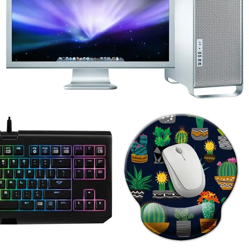 EVA Mouse Mat Wrist Guard Bracer Soft Memory Foam Computer Games Mouse Mice Pad