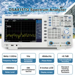 DSA815-TG LABLOOT analizator widma 1.5 GHz z generatorem śledzenia, rozdzielczość 9 