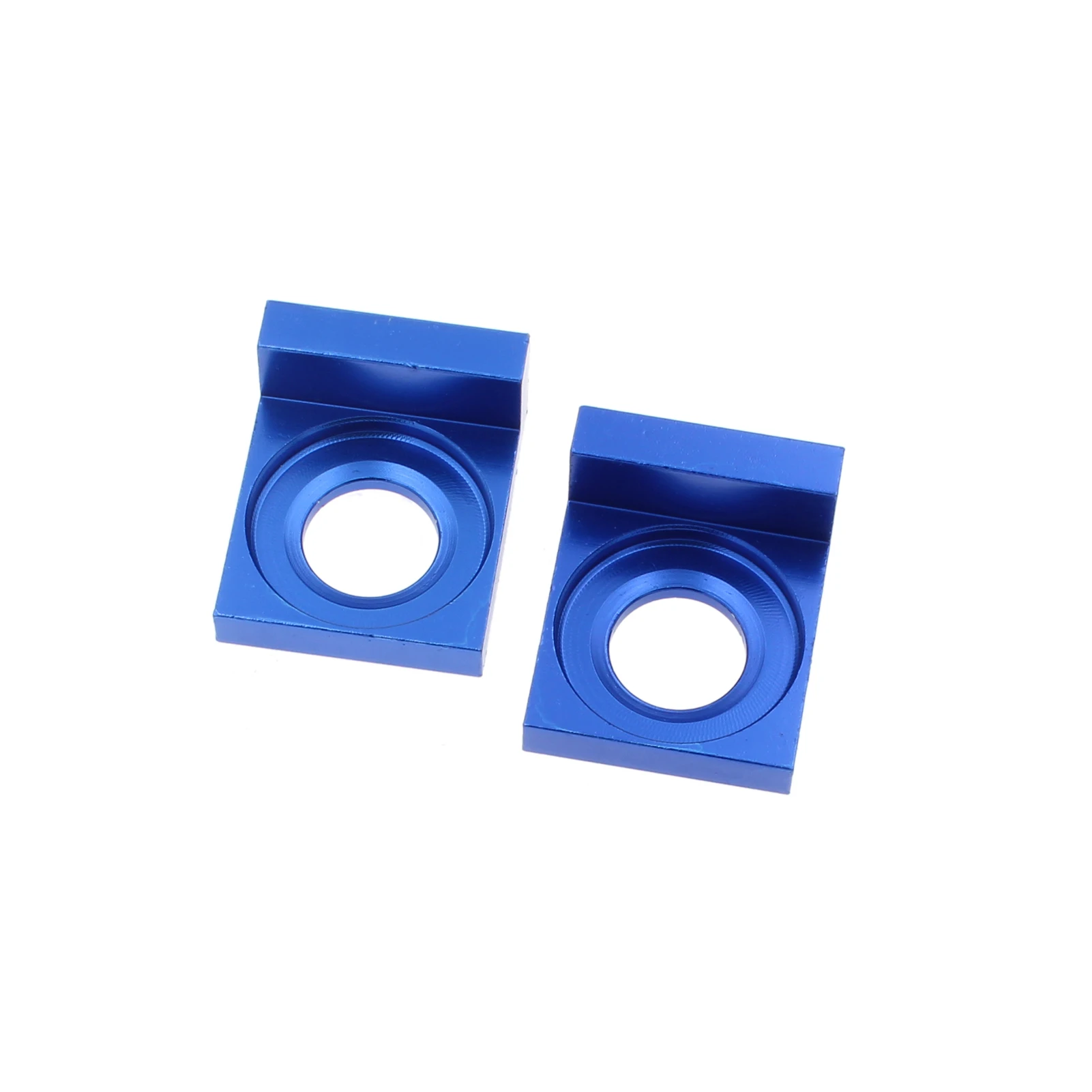 1Pair 12/15mm Aluminum CNC Chain Tensioner Adjuster Block For XR50 CRF70 Dirt Pit Bike Motorcycle