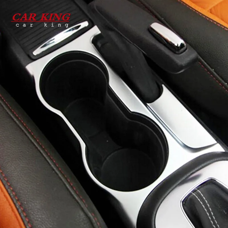 For Opel Mokka Buick Encore 2013-2016 2017 2018 ABS Matte Car Front water cup frame strip cover trim car styling accessories