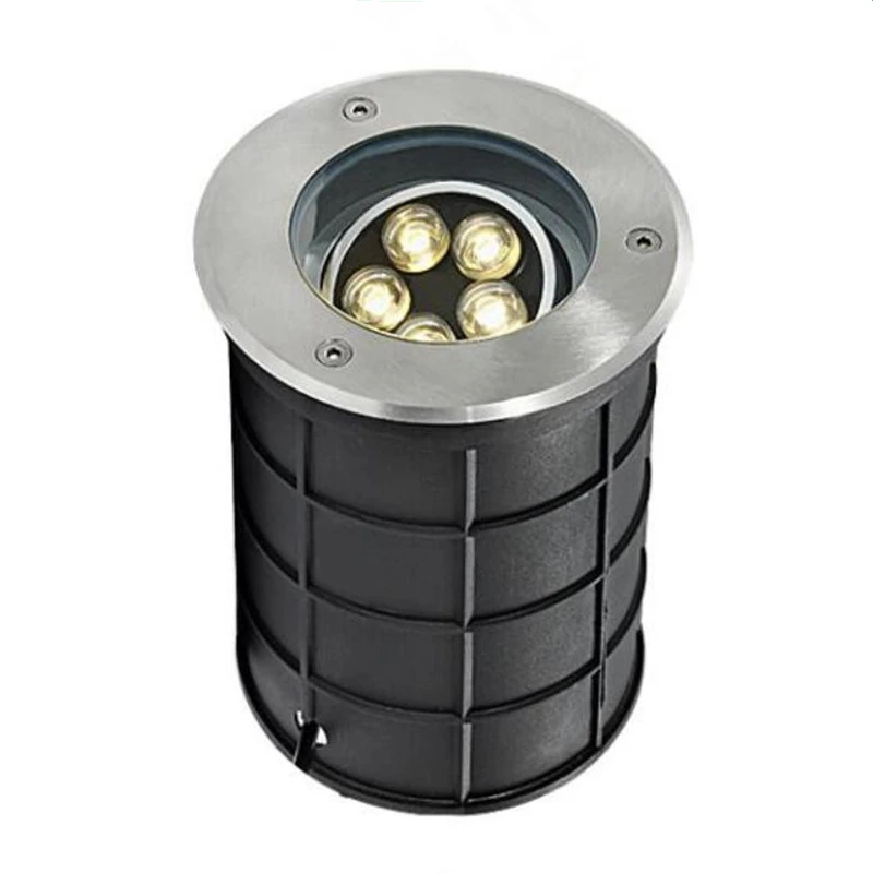 IP68 LED Underground Light 5*2W Garden Waterproof Outdoor DC12V/AC85-265 10W Path Buried Yard Lamp Landscape Spotlight