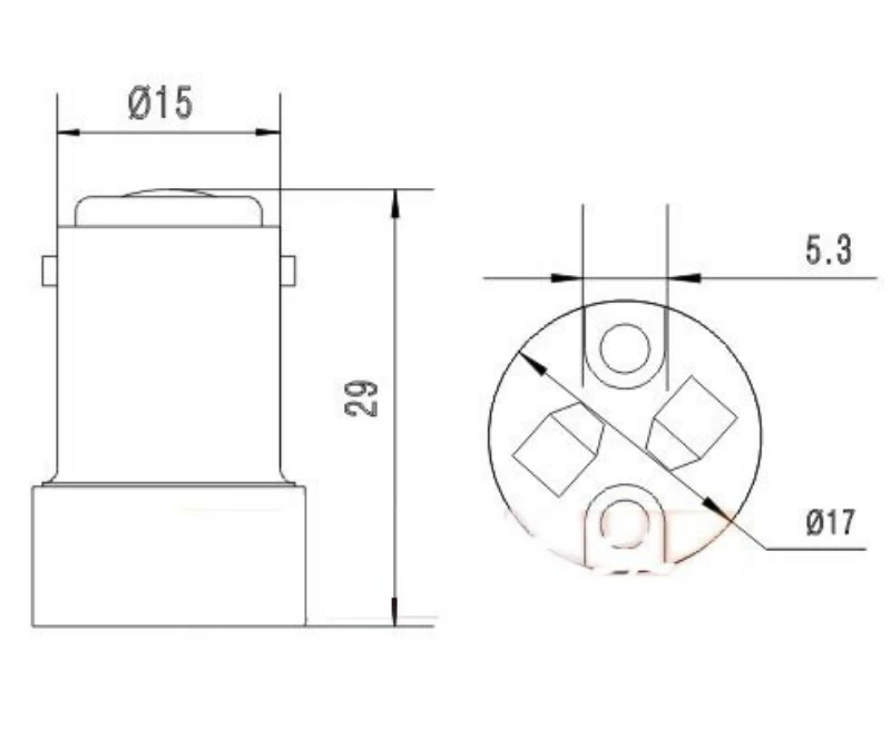 1142 to MR16 MR11 G4 G6.35 led bulb Socket Converter BA15D To G4 Converter led Lamp Holder Aging Holder Base1pcs/lot