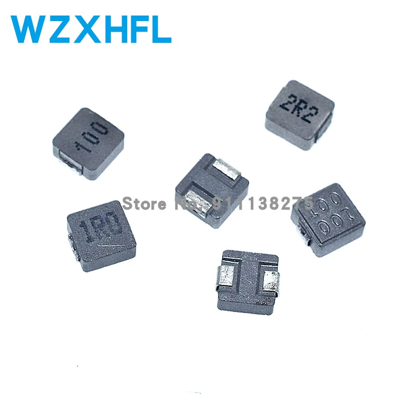 Inductances de puissance de moulage SMD, 0520, 0630, 0650, 1040, 1R0, 2Inter, 6R8, 150, 330, 470, 101, 1UH, 2.2, 3.3, 4.7, 6.8, 10, 15, 22, 33, 47, 68, UH, 100UH, 10 pièces