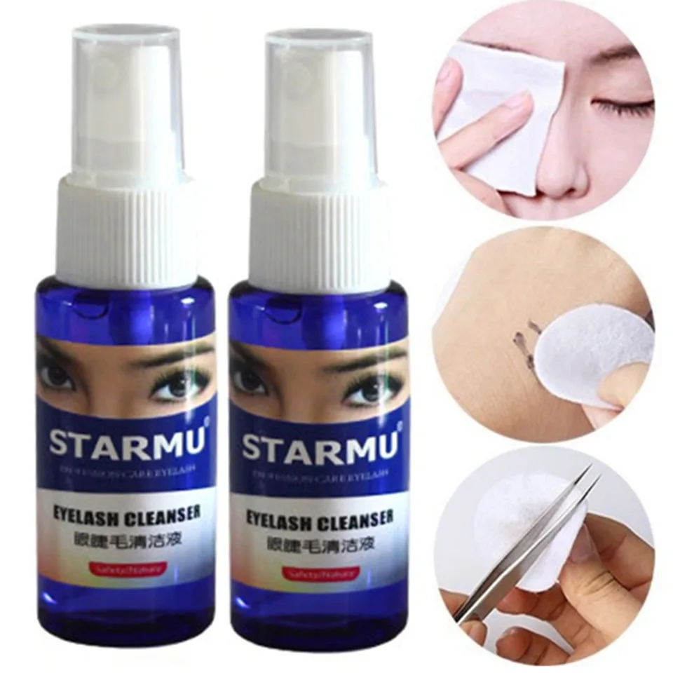 30ml/병 속눈썹 클리너 프라이머 속눈썹 연장 청소 액체 속눈썹 연장 속눈썹 클렌저 속눈썹 케어 메이크업 도구