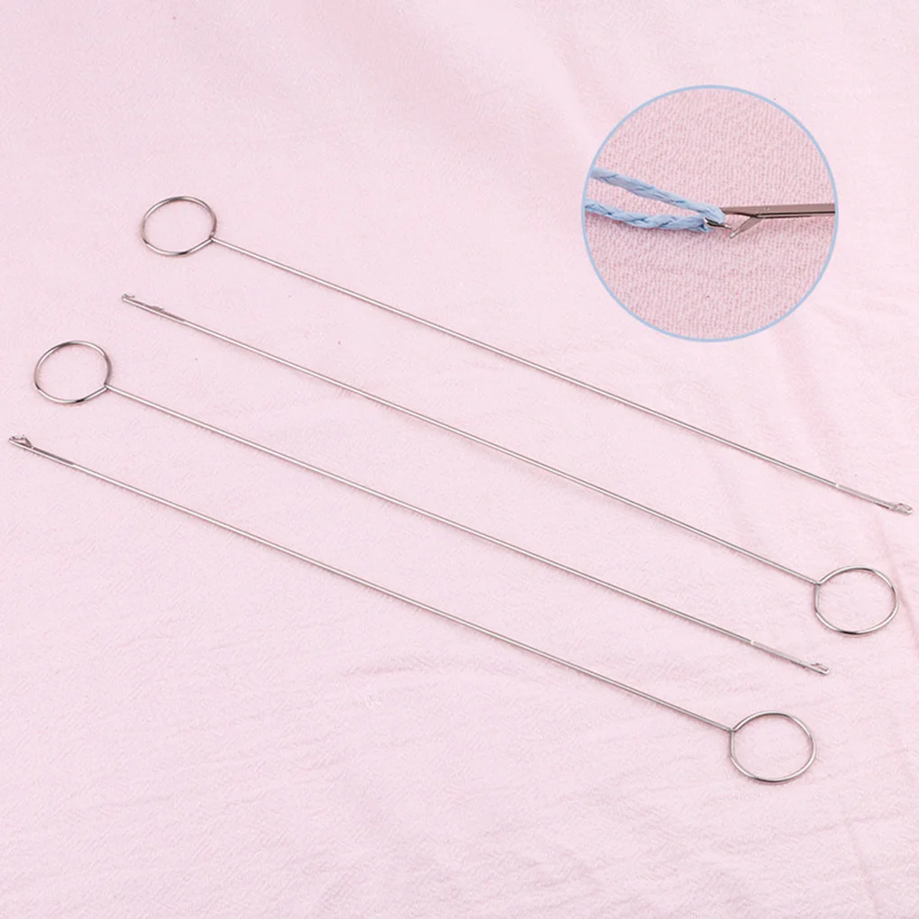 1 pz in acciaio inox cucito Loop Turner Hook per tornitura tubi in tessuto cinghie cinture strisce per strumenti di cucito fai da te fatti a mano