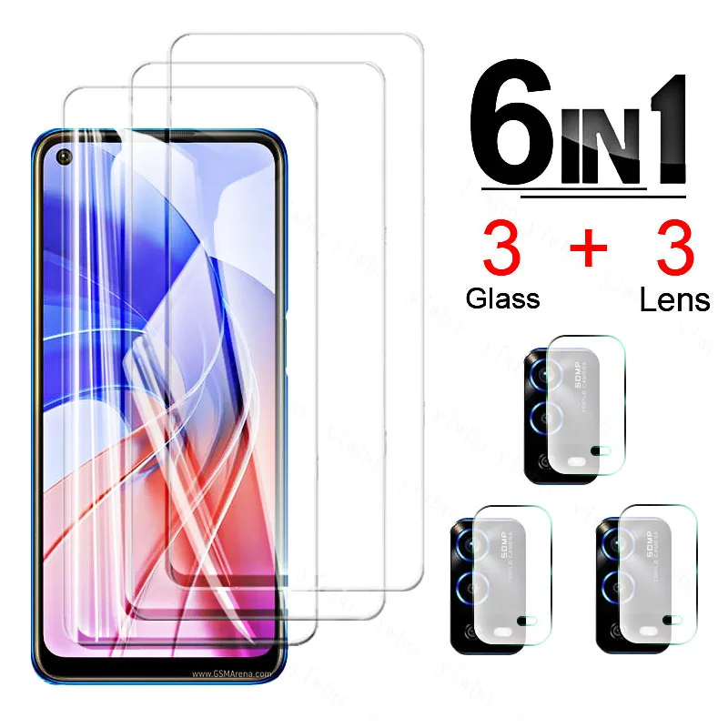 Tempered Glass for OPPO A55 Glass Screen Protectors 9H Camera Lens Film on The for OPPO A 55 CPH2325 Protective Oppoa55 image 2