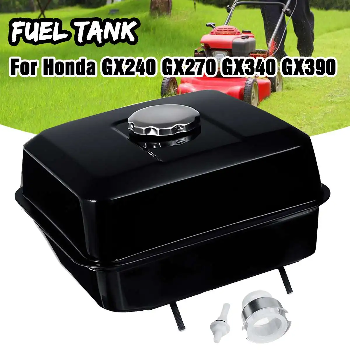 Fuel Gas Petrol Tank with Cover Cap Filter 17510-ZE3-010ZA 17510-ZE3-010 For Honda GX340 GX390 GX240 GX270