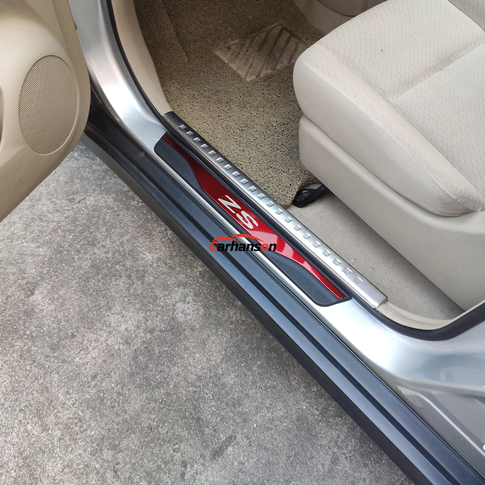 Für MG ZS 2024 2025 2026 Autozubehör Türschwellenleisten Trittschutz Pedalschutz Styling Auto-Schwellenaufkleber 4 Stück – Detail 10
