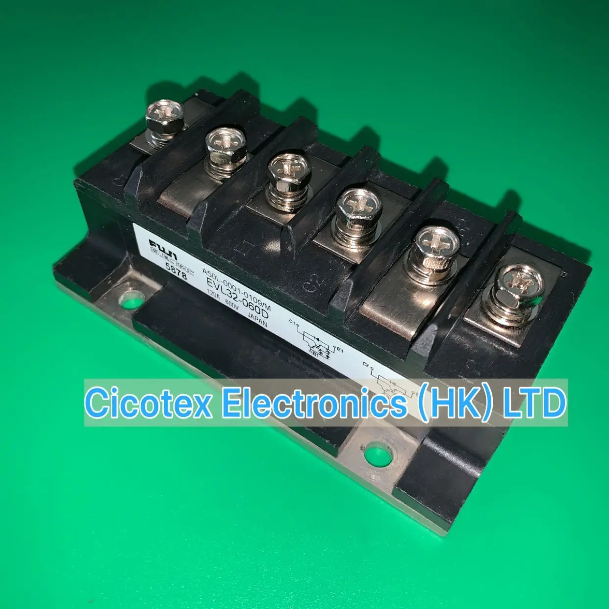 

A50L-0001-0109/M 120A 600V EVL32-060D IGBT MODULE A50L00010109/M EVL 32-060 D EVL32060D A50L00010109M