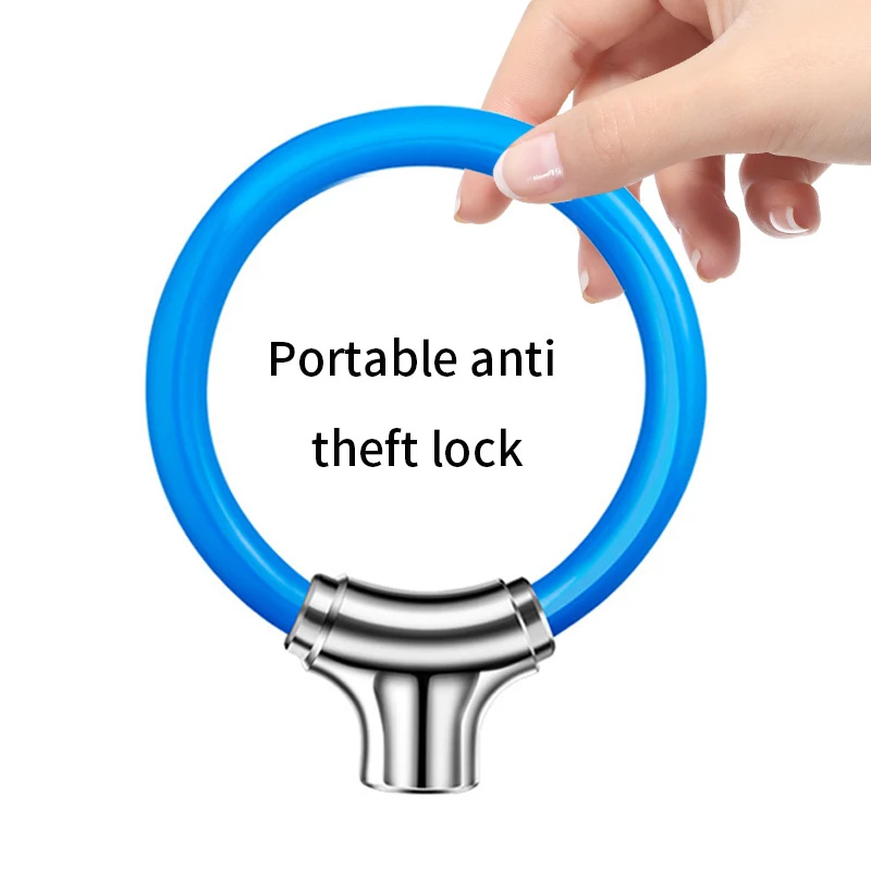 VICTGOAL Bike Accessories Anti Theft Bicycle Lock Cable Unbreakable Portable Bike Lock with 2 Keys Security Bicycle Accessories