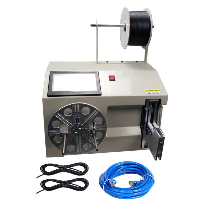 High quality cable twisting winding wire binding wire tying machine with 8 shape or round shape