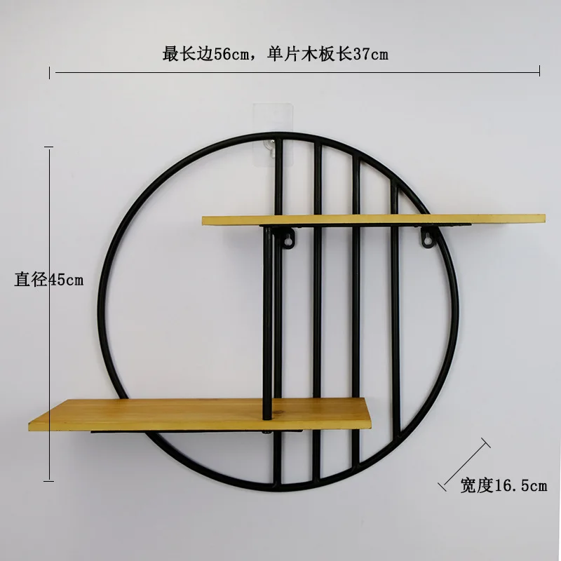 

Wall shelf living room dining room round multi-layer disassembly and assembly layer column rack