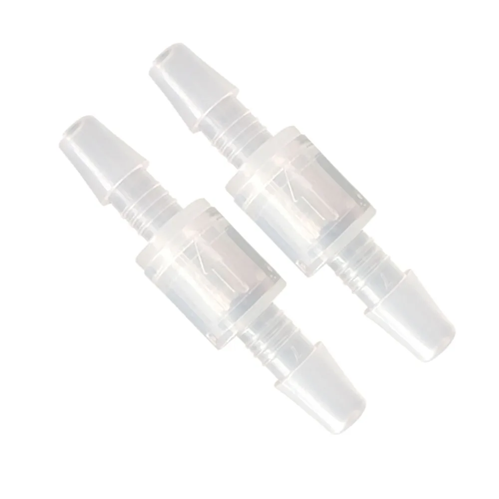 1/4 "Mùa Xuân Kiểm Tra Van Không Trở Về Van Nhựa PP Van Đầu Nối Nhựa