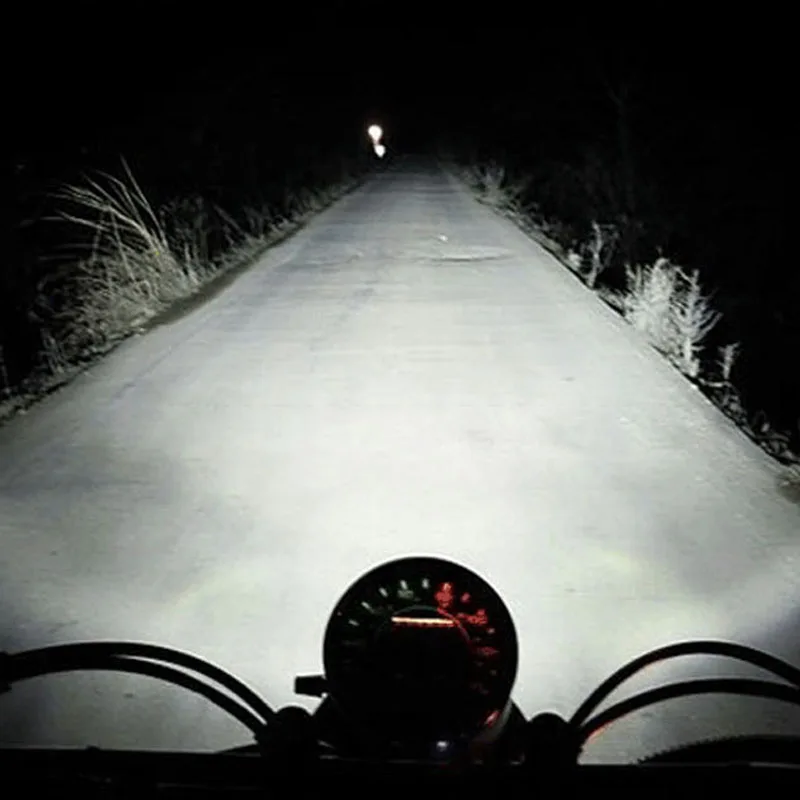 Faro delantero de motocicleta H4 BA20D 3SMD, Bombilla COB Hi/Low, 12V-96V, antiniebla, súper brillante, 1 ud.