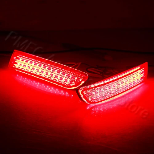 Imagen 2 del producto Luz LED de freno para parachoques delantero de coche, lámpara de advertencia de parada de freno, luz trasera, estilo de coche para Toyota RAV4 Scion xD, R-AUTO, 1 par