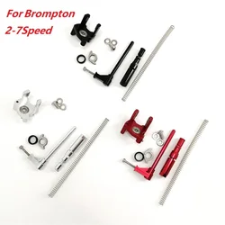 2-7 Speed For Brompton Derailleur Set Chain Pusher Spring Single/Internal 3 Shifting Upgrade Conversion Outer Derailleurs Part