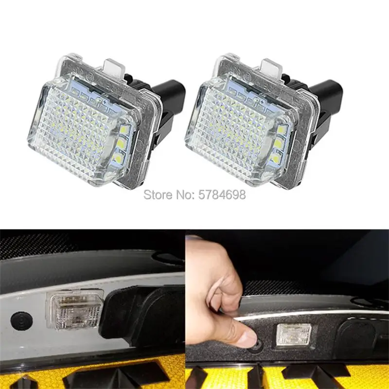 2Pcs/set Hot Sale LED License Number Plate Light for Benz W117/C117 CLA180 CLA200 CLA220 CLA250 CLA260 CLA45 AMG 6500K White