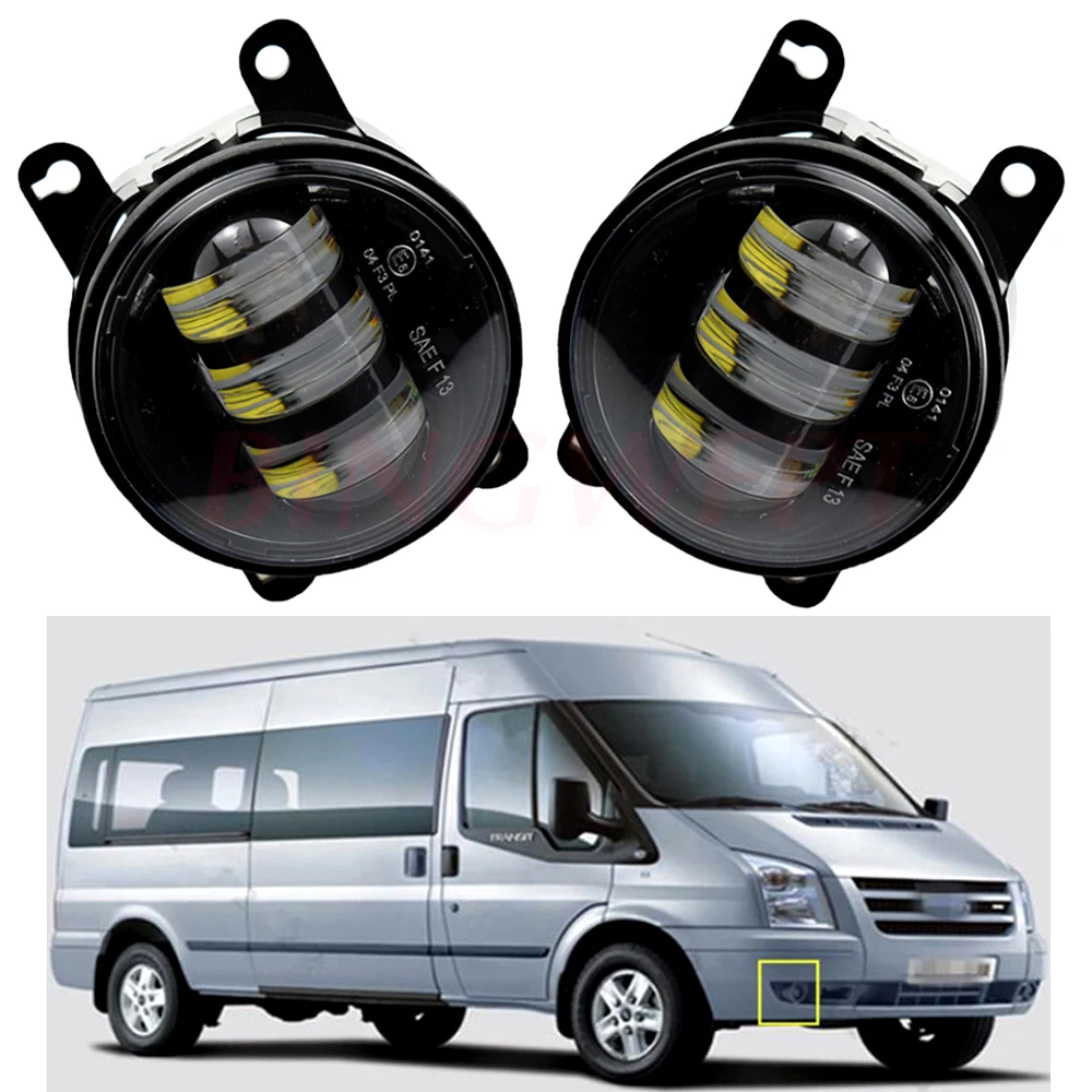 1Pair H11 LED Fog Light Front Bumper Lamp For Ford Transit Platform/Chassis 2006 2007 2008 2009 2010 2011 2012 2013 2014 2015