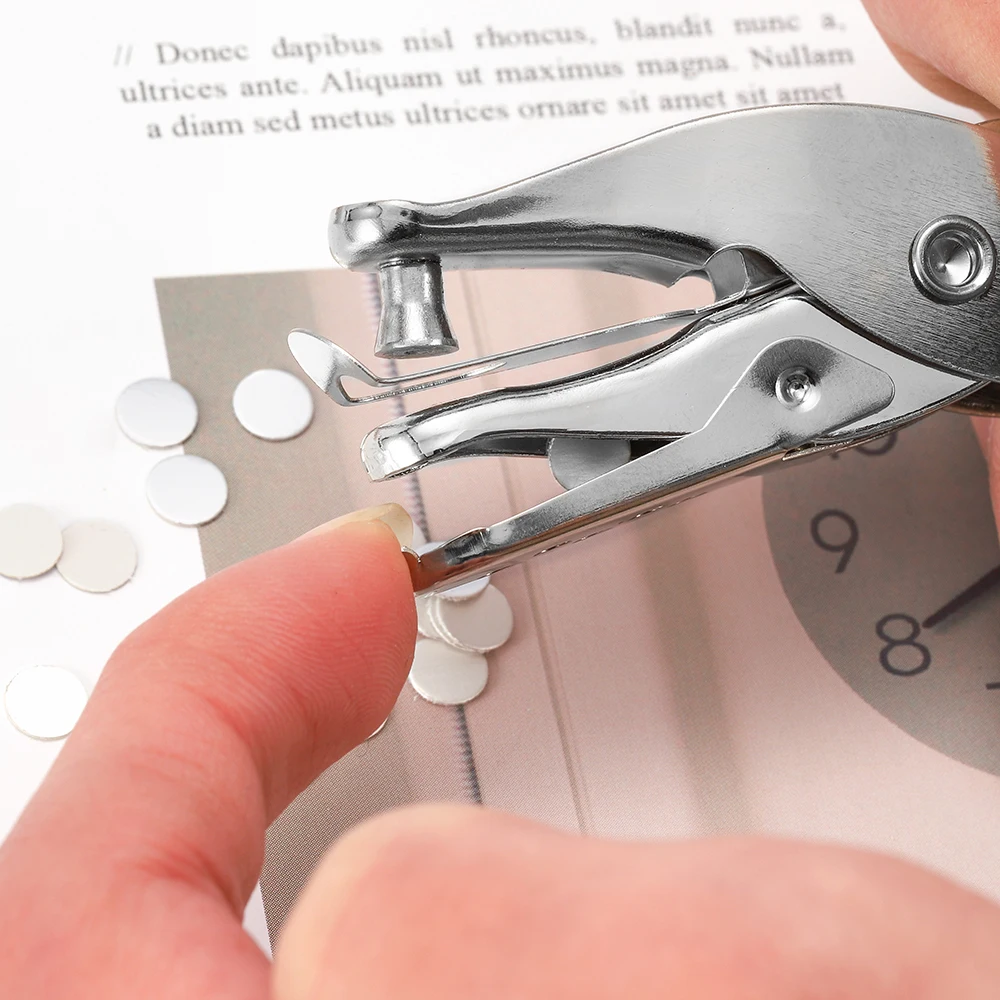 1 Pcs Metal Hand Paper Punch Craft Sheet Single Hole Puncher For Earring Necklace Scrapbooking Punches Materials 3/6mm Hole Size