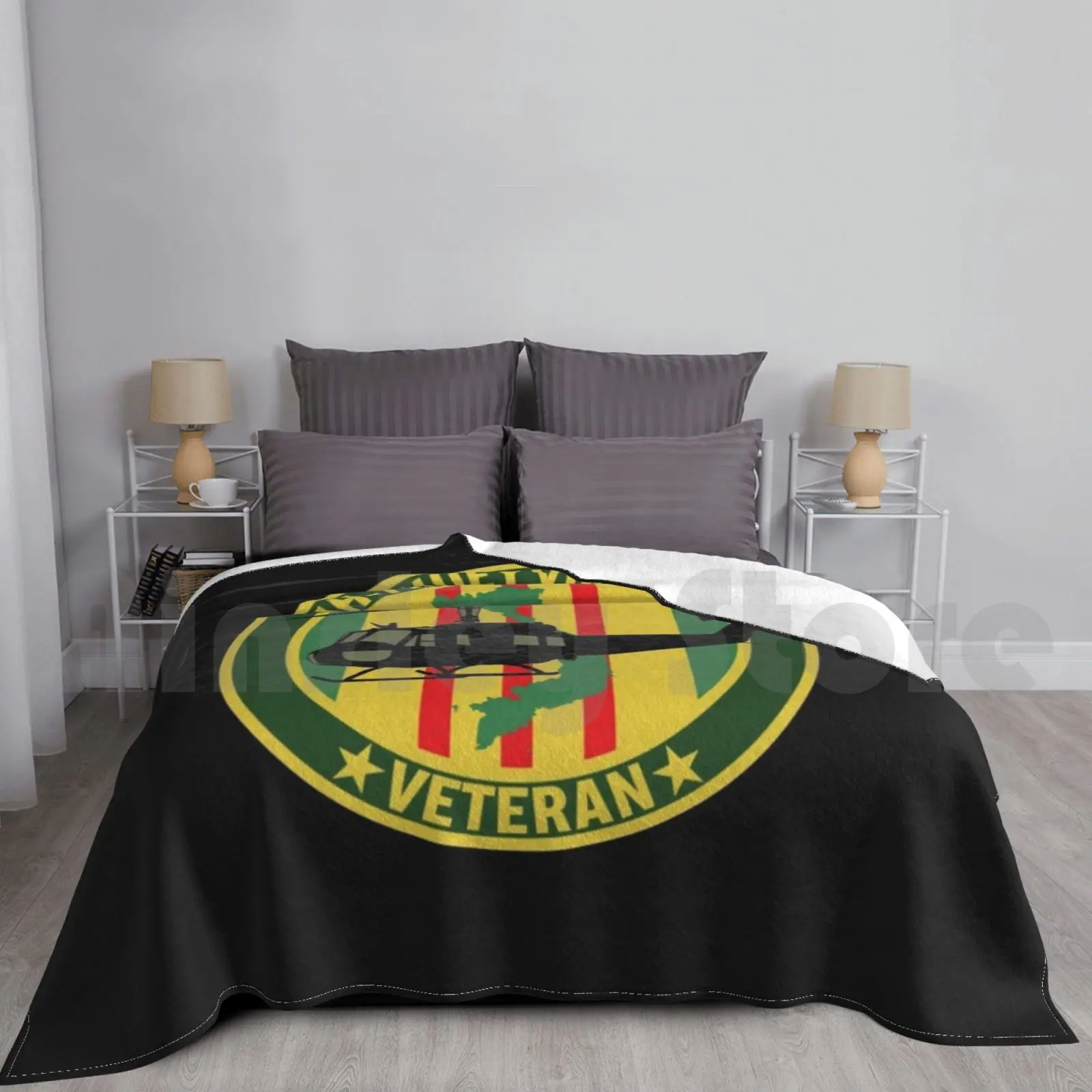 Vetern Blanket Fashion Custom Army Veteran Veteran Veteran Veterans Day Vietnam Veteran Veteran Dad Air Force