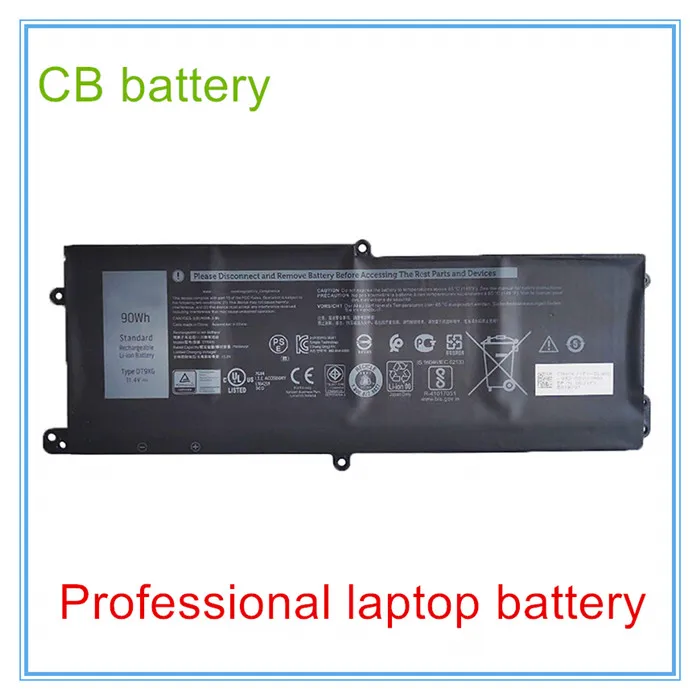 Original quality 11.4V 90Wh DT9XG Laptop Battery Area-51m i9-9900K RTX 2080 ALWA51M Series 07PWXV