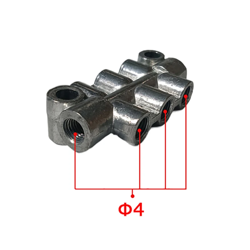 Two-way Proportion Of Resistance Type Distributor Imported Threaded M8x1 Coupling Body Shunt Connector