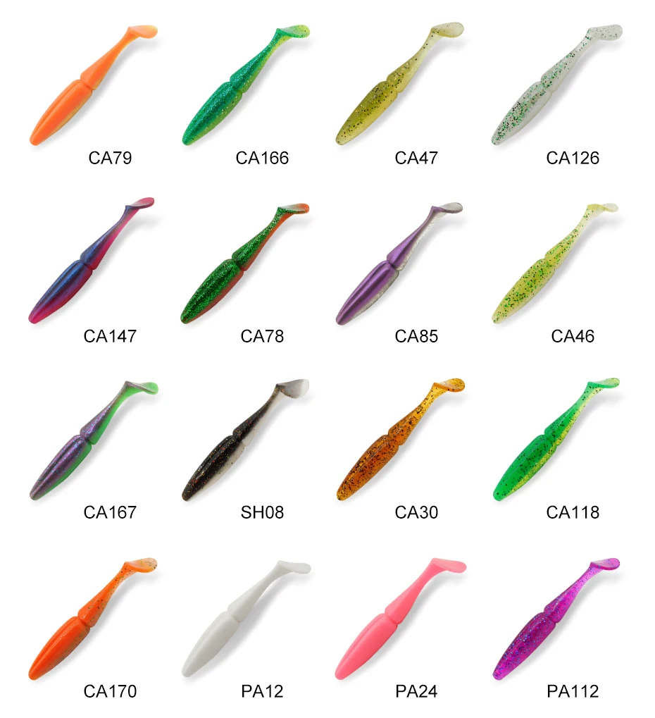 ESFISHING Angelköder Easy Shiner 100mm 125mm Swimbait Isca Artificial Pesca Silikonköder Hecht Barsch Leurre Souple – Detail 7