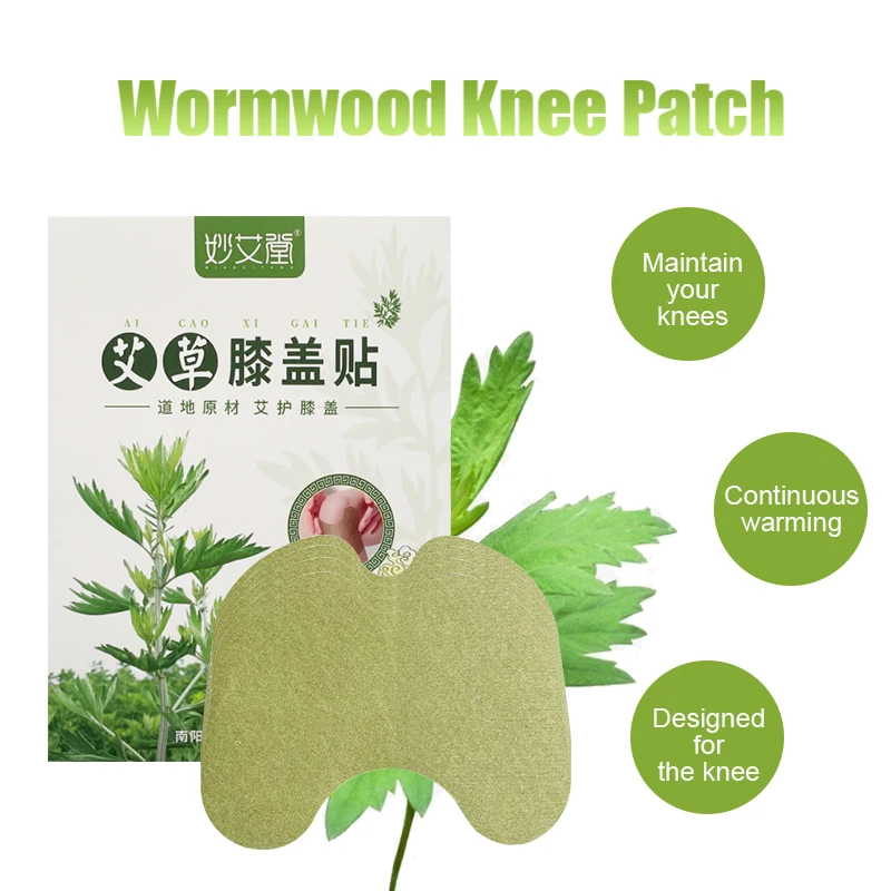 ZB 12pcs/Bag New Knee Plaster Sticker Wormwood Extract Knee Joint Ache Pain Relieving Paster Rheumatoid Arthritis Body Patch