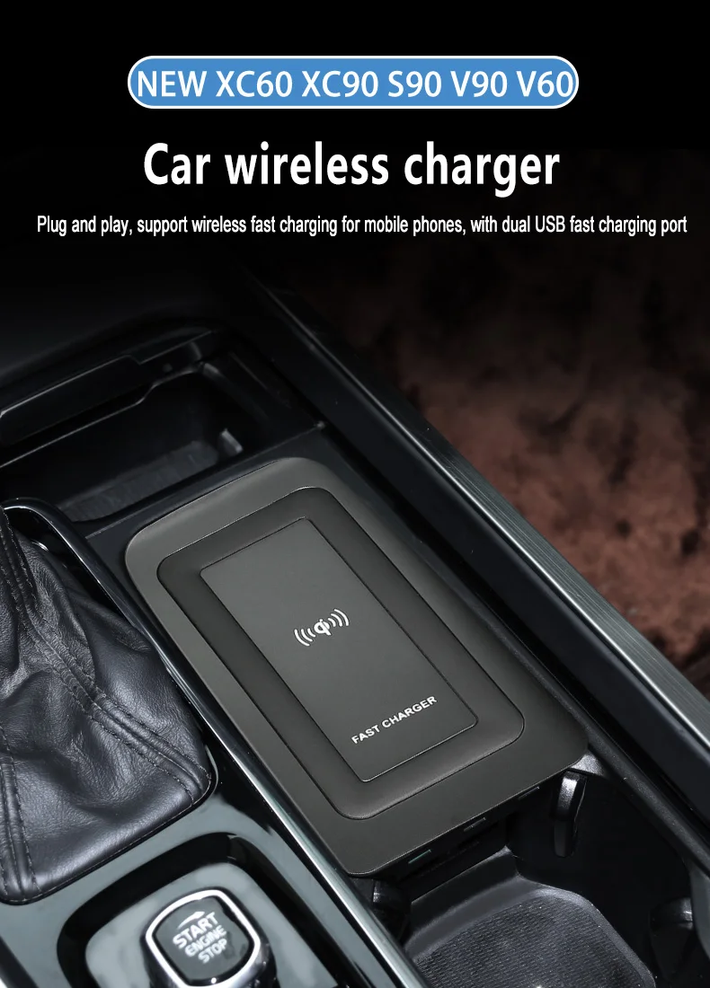 Caricatore Senza Fili Per Auto 2 In 1 Magnetico Caricatore Per Auto E Supporto Da Auto Con Air Vent O Cruscotto Per Tutti I Telefoni Abilitati Qi E Per Iphone X 8 Plus Samsung Glaxy Note 8 S8 Plus S7