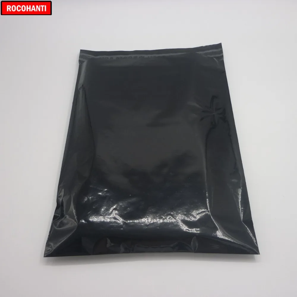 100pcs Custom Printed Matte Finish Black Shipping Bags With Logo Plastic Mail Poly Mailers Gift Package Mailing Bags for Clothes